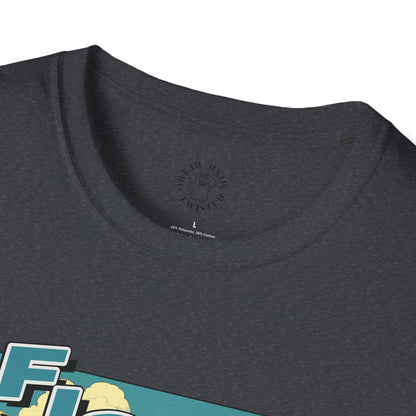 Fishing Like a Pro Unisex Softstyle T-Shirt - Perfect for Anglers & Outdoor Enthusiasts,gator