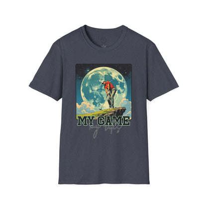 Retro Game Vibes Unisex Softstyle T-Shirt - 'My Game, My Rules' golf.sport