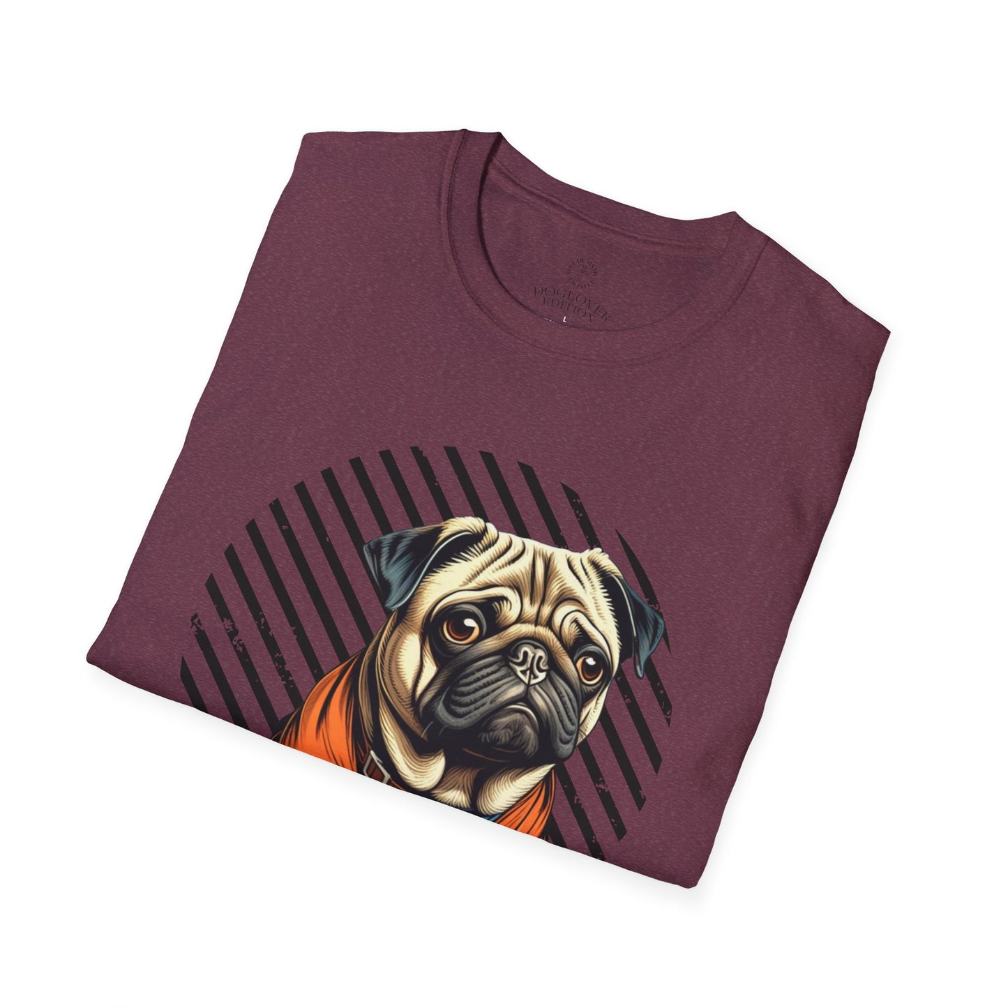 Pure Love Pug Unisex Softstyle T-Shirt