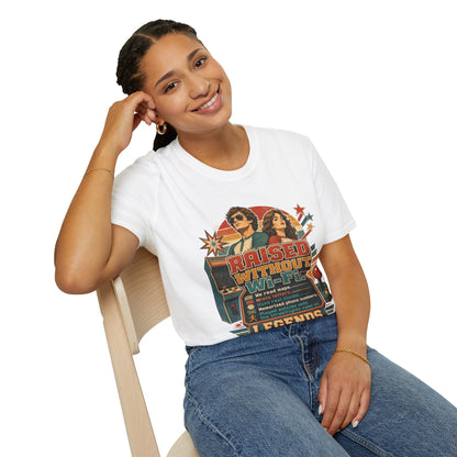 Raised Without Wi‑Fi T-Shirt — Retro 'Legends' Vintage Graphic Tee