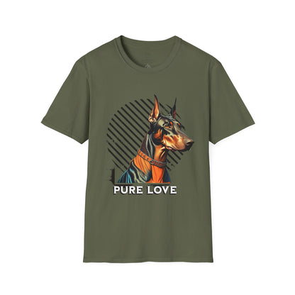 Pure Love Doberman T-Shirt - Perfect for Dog Lovers