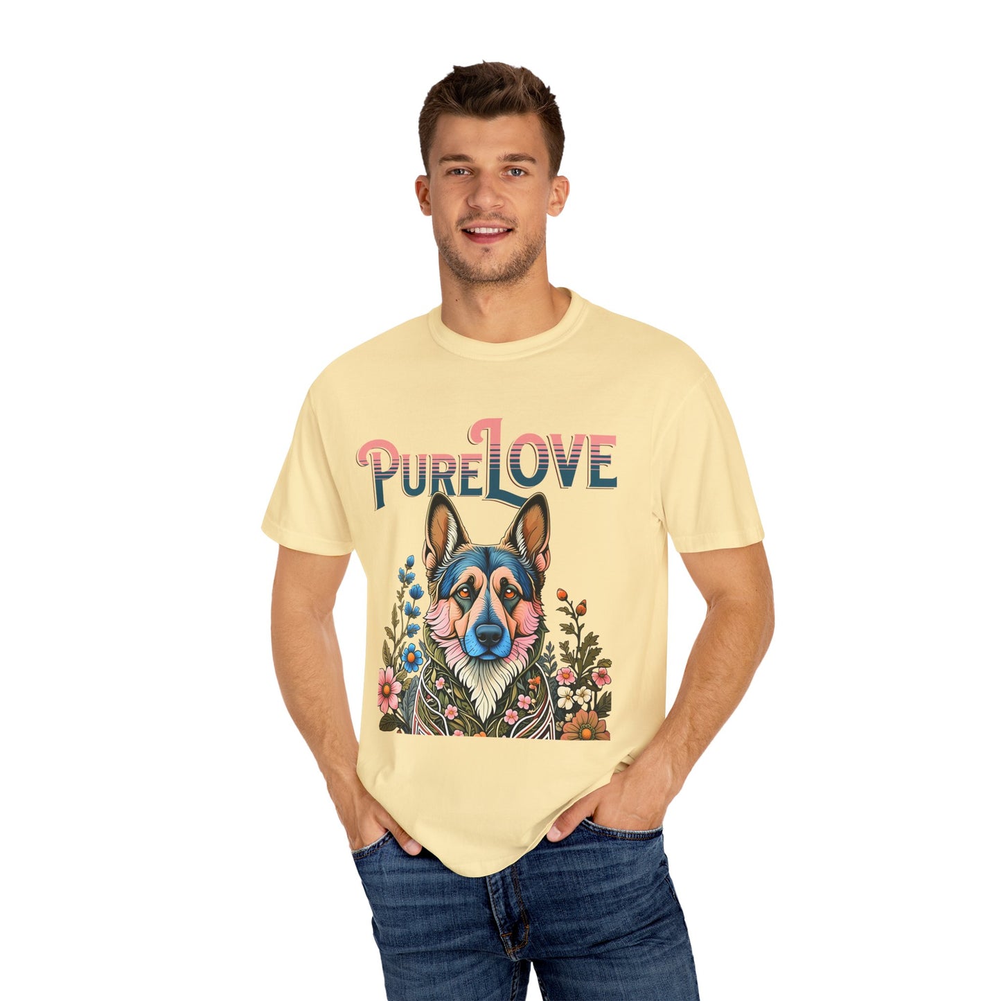 Pure Love Dog Graphic Unisex T-Shirt - Perfect Gift for Pet Lovers