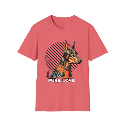 Pure Love Doberman T-Shirt - Perfect for Dog Lovers