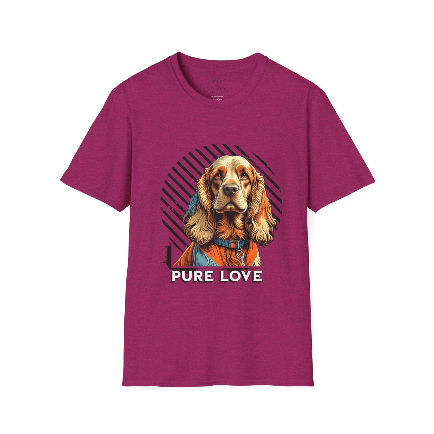 Pure Love Unisex Softstyle T-Shirt - Dog Lover Gift