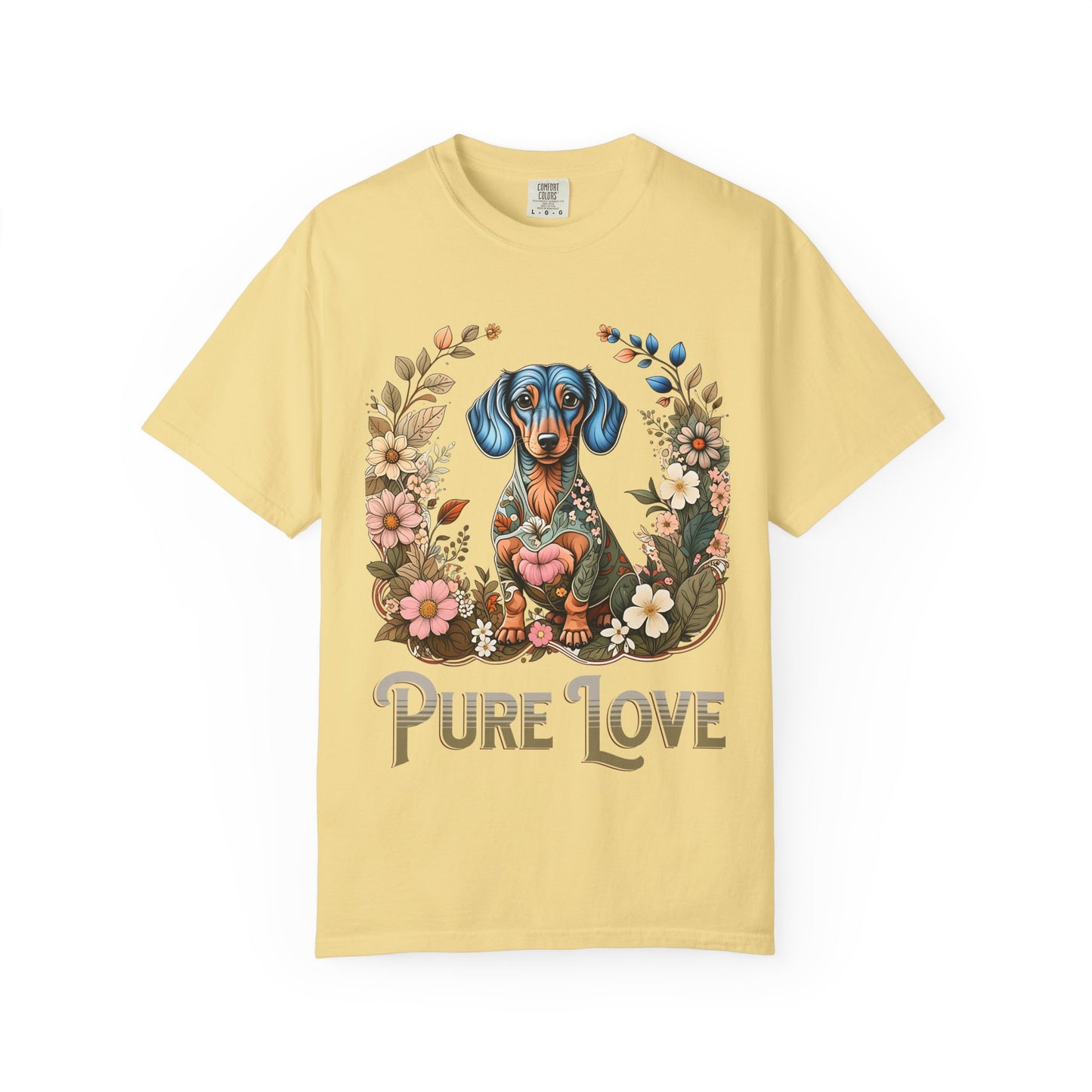 Pure Love Dog T-Shirt | Unisex Garment-Dyed Tee for Pet Lovers