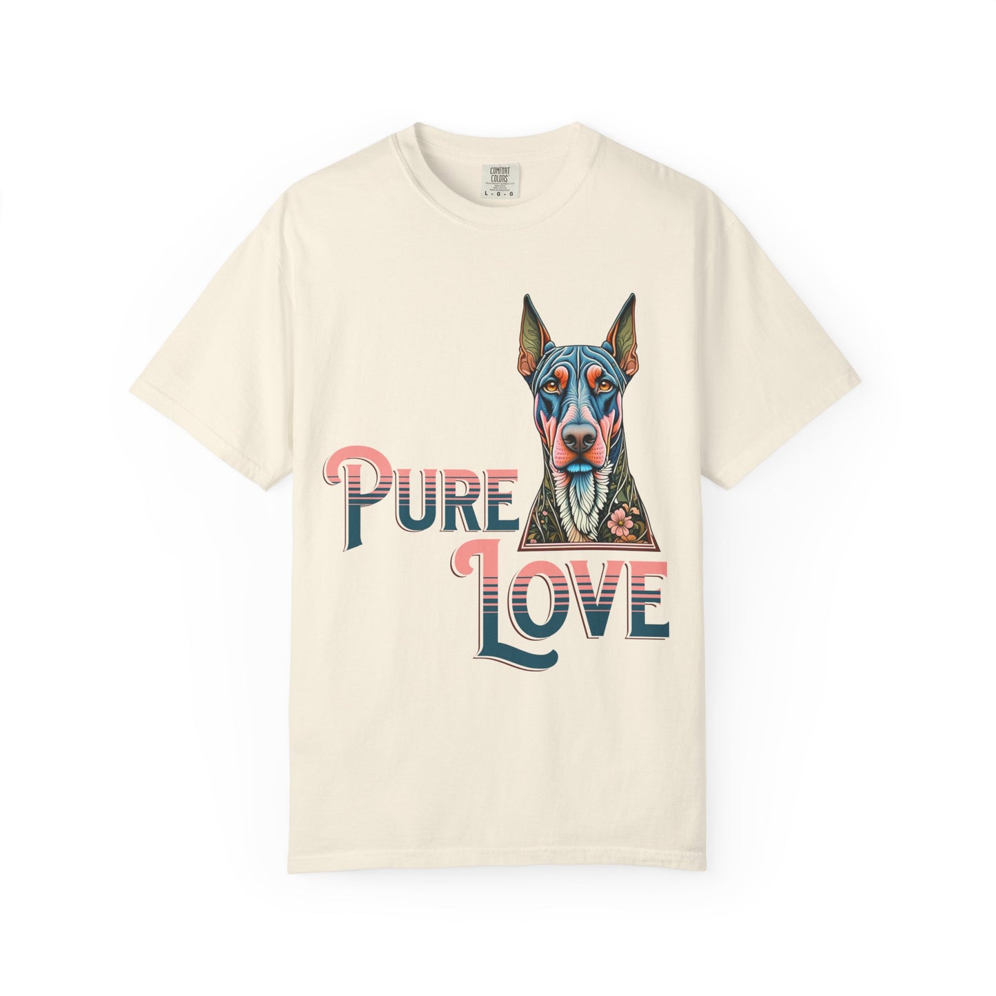 Pure Love Unisex Garment-Dyed T-Shirt - Dog Lovers Tee