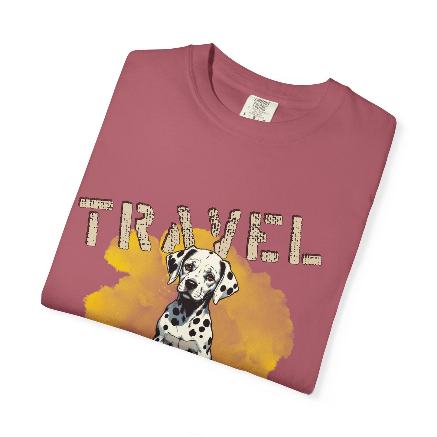 Travel Time Dog T-Shirt, Unisex Graphic Tee, Pet Lover's Gift, Vacation Shirt, Travel Enthusiast Apparel