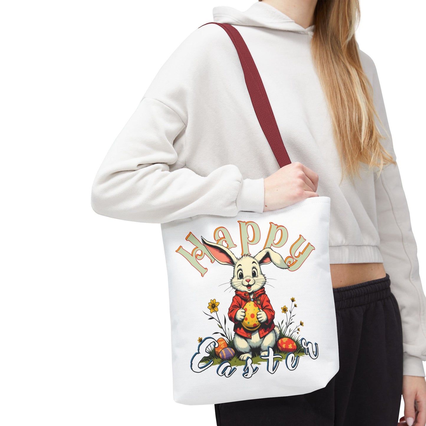 Easter Bunny Tote Bag - Celebrate Spring with Style, happe easter, bunny