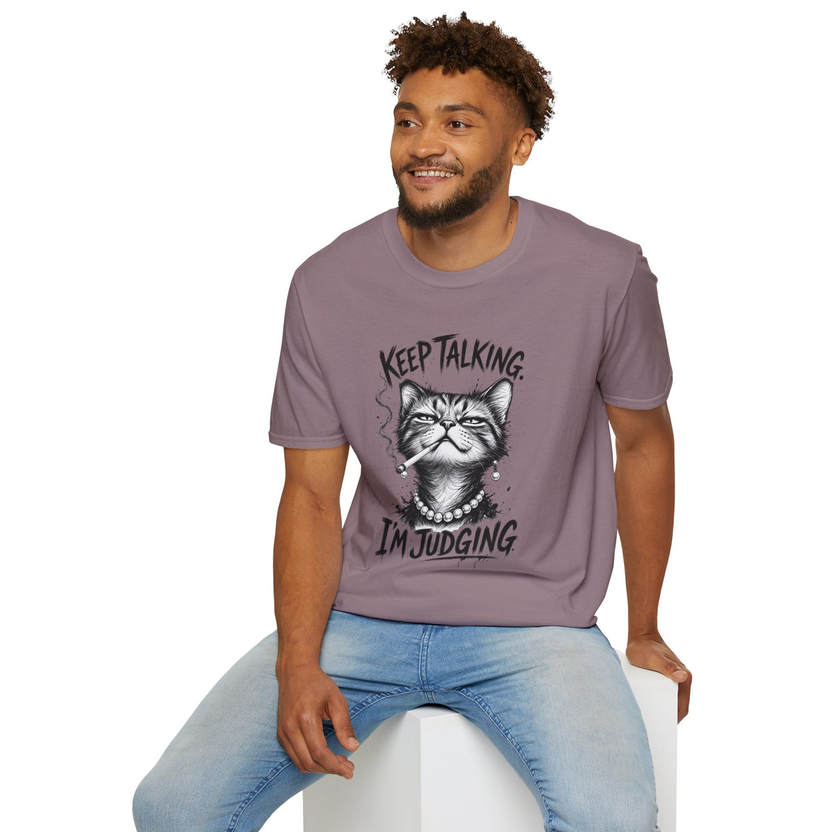 Keep Talking, I'm Judging Cat T-Shirt