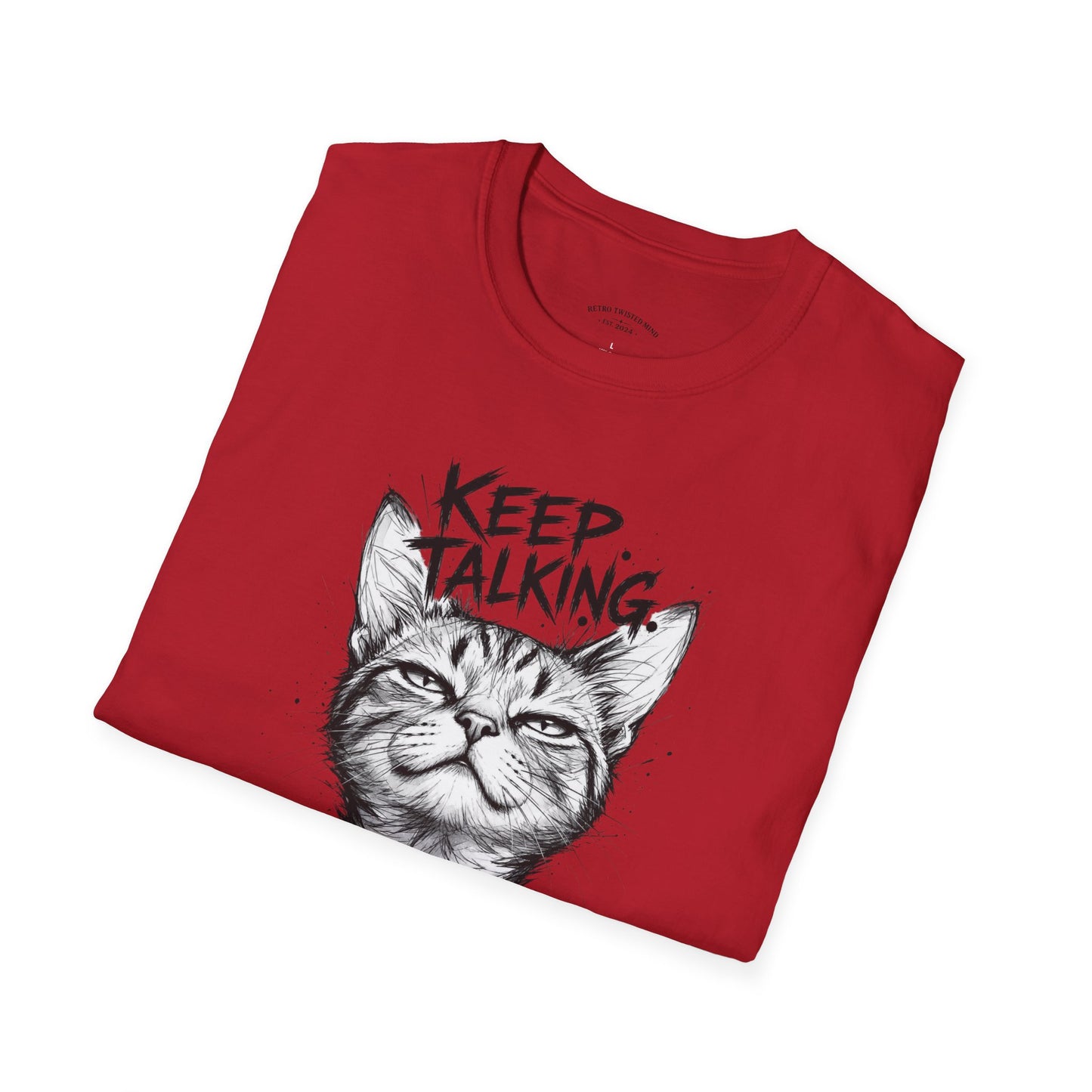 Keep Talking I'm Taking Notes Cat T‑Shirt