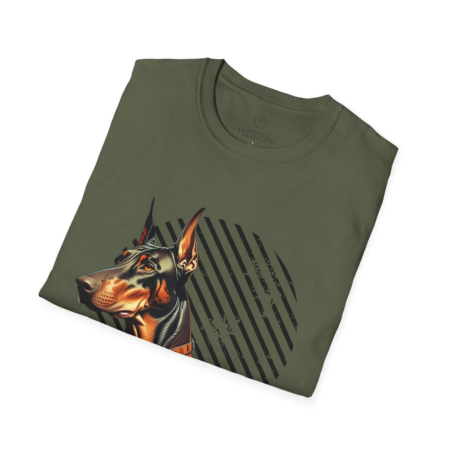 Pure Love Doberman Unisex Softstyle T-Shirt