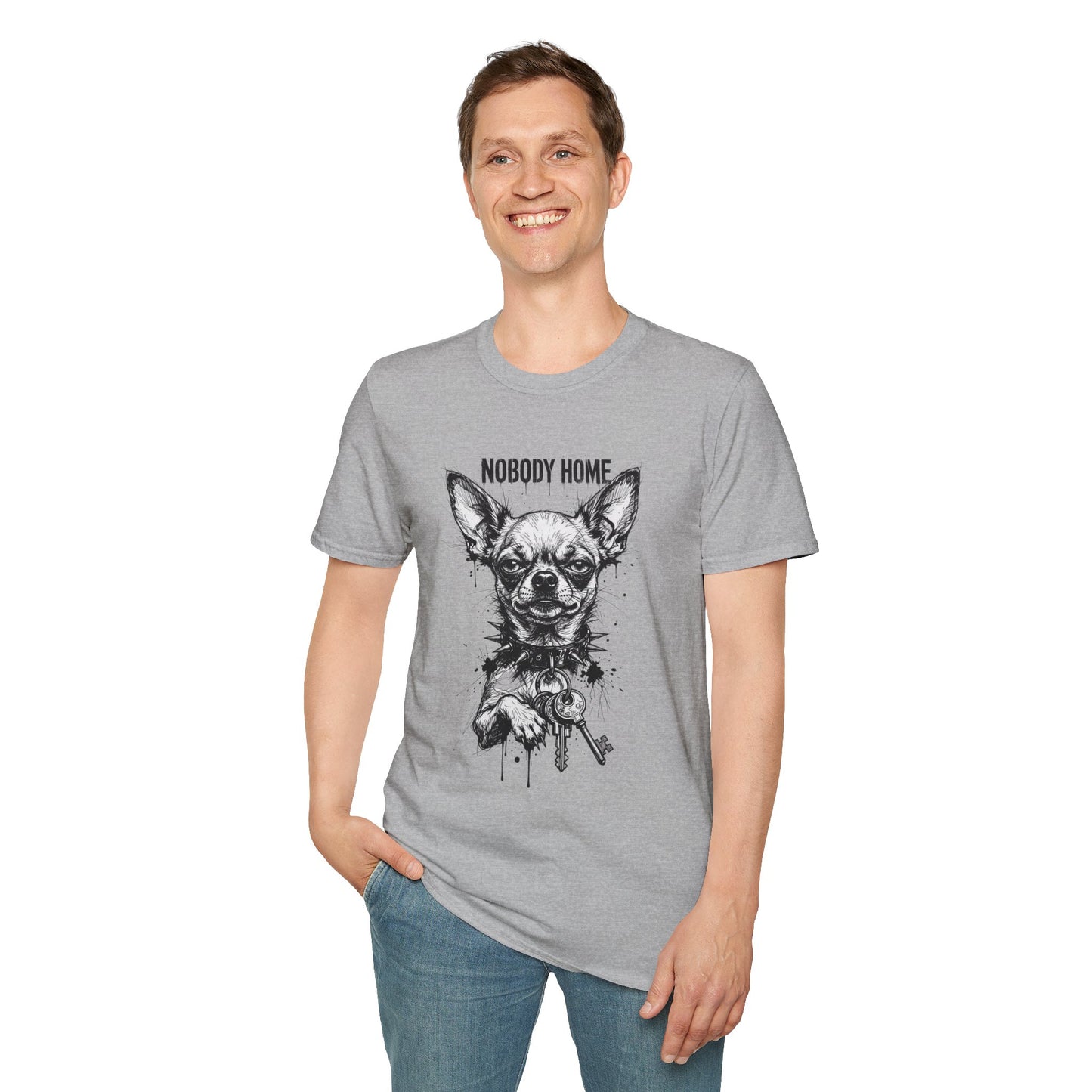 Chihuahua 'Nobody Home' Graphic T-Shirt