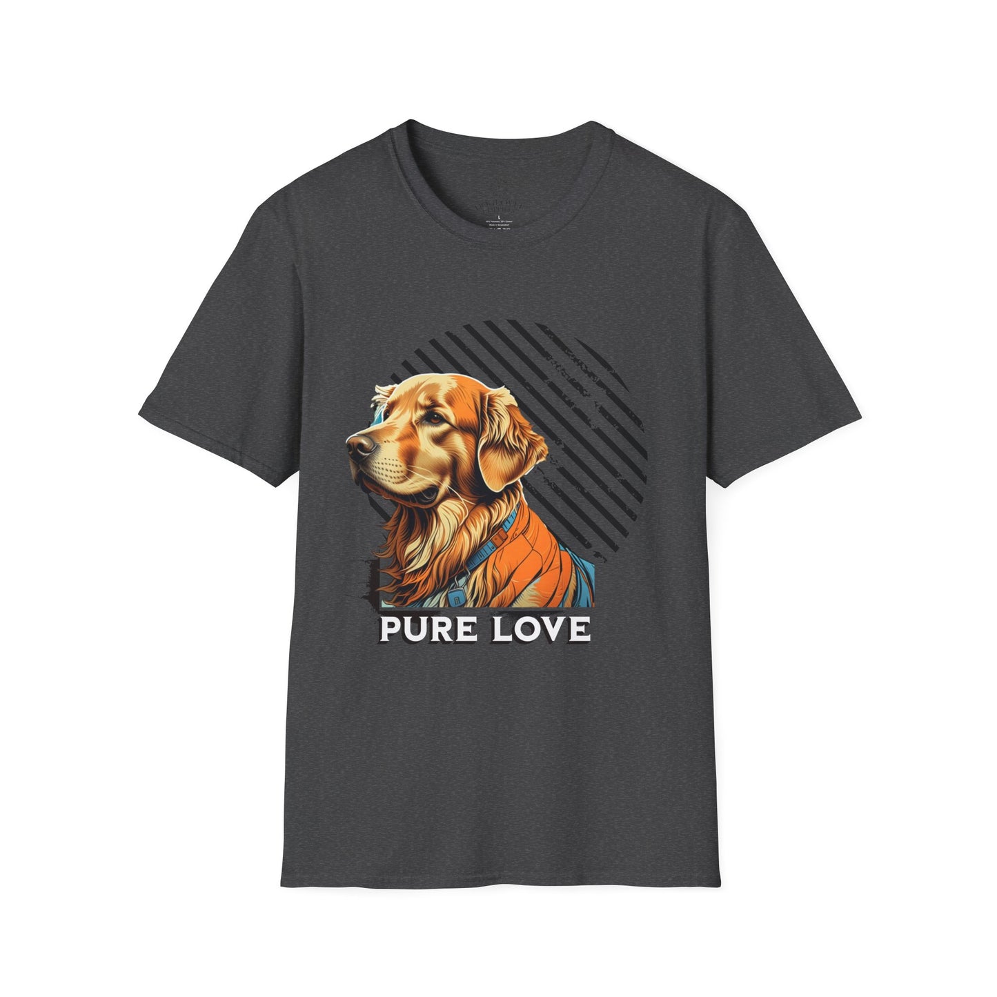Pure Love Dog Unisex Softstyle T-Shirt - Perfect for Pet Lovers