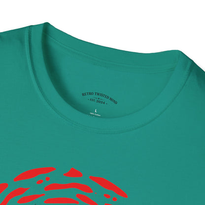 Doberman Graphic T-Shirt — Red Halo 'Bandit' Design