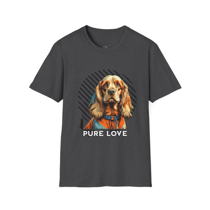 Pure Love Unisex Softstyle T-Shirt - Dog Lover Gift