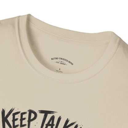 Keep Talking, I'm Judging Cat T-Shirt — Funny Grumpy Cat Graphic Tee