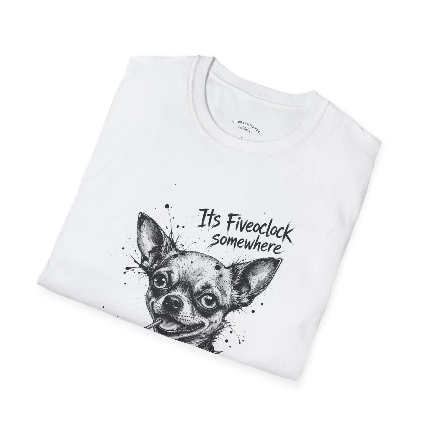Chihuahua 'It's Five O'Clock Somewhere' T-Shirt