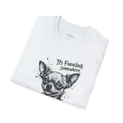 Chihuahua 'It's Five O'Clock Somewhere' T-Shirt