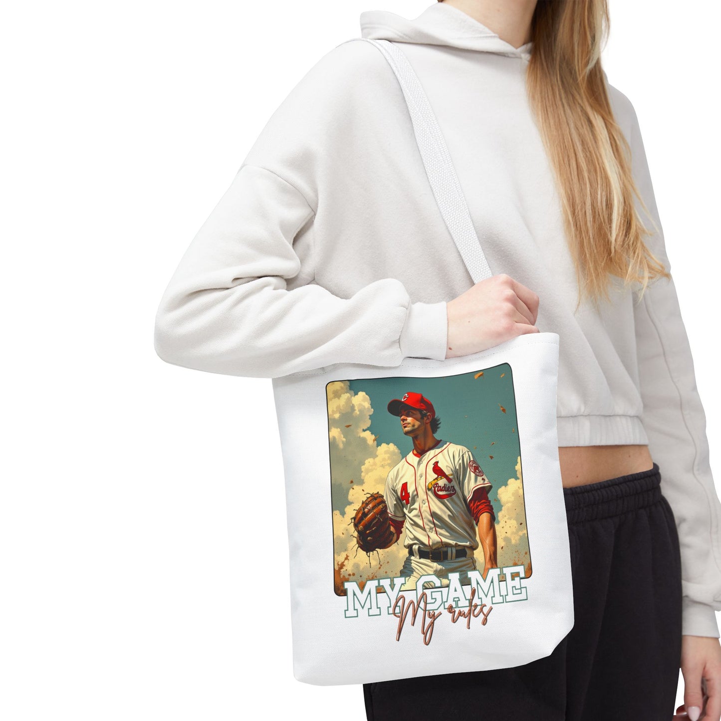 Baseball Tote Bag - My Game, My Stats - Perfect for Sports Fans