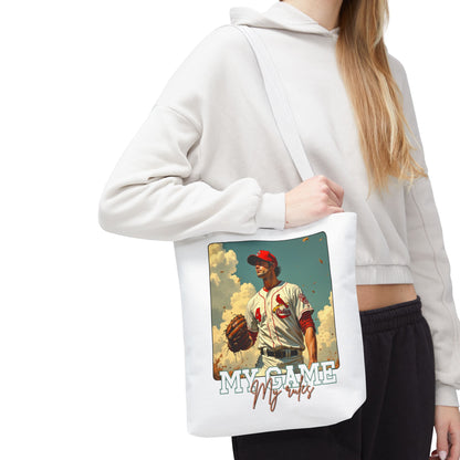 Baseball Tote Bag - My Game, My Stats - Perfect for Sports Fans