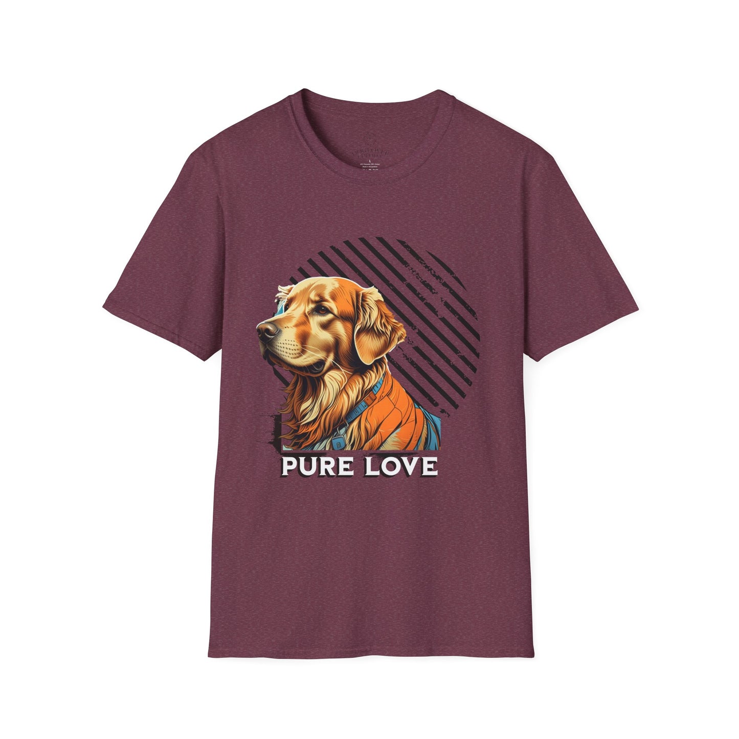 Pure Love Dog Unisex Softstyle T-Shirt - Perfect for Pet Lovers