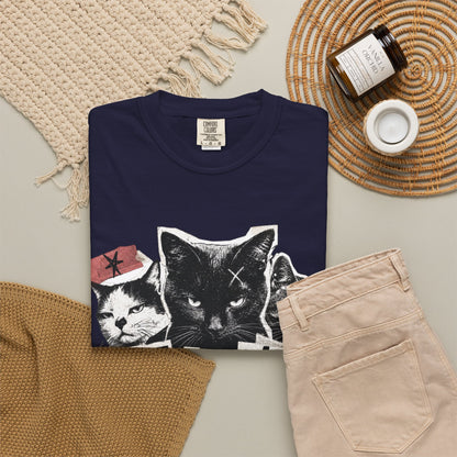 I Don’t Trust People Cat T-Shirt — Grunge Graphic Tee for Cat Lovers