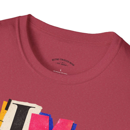 T-Shirt — "I'M FINE, THANK YOU" Retro Collage Graphic Tee