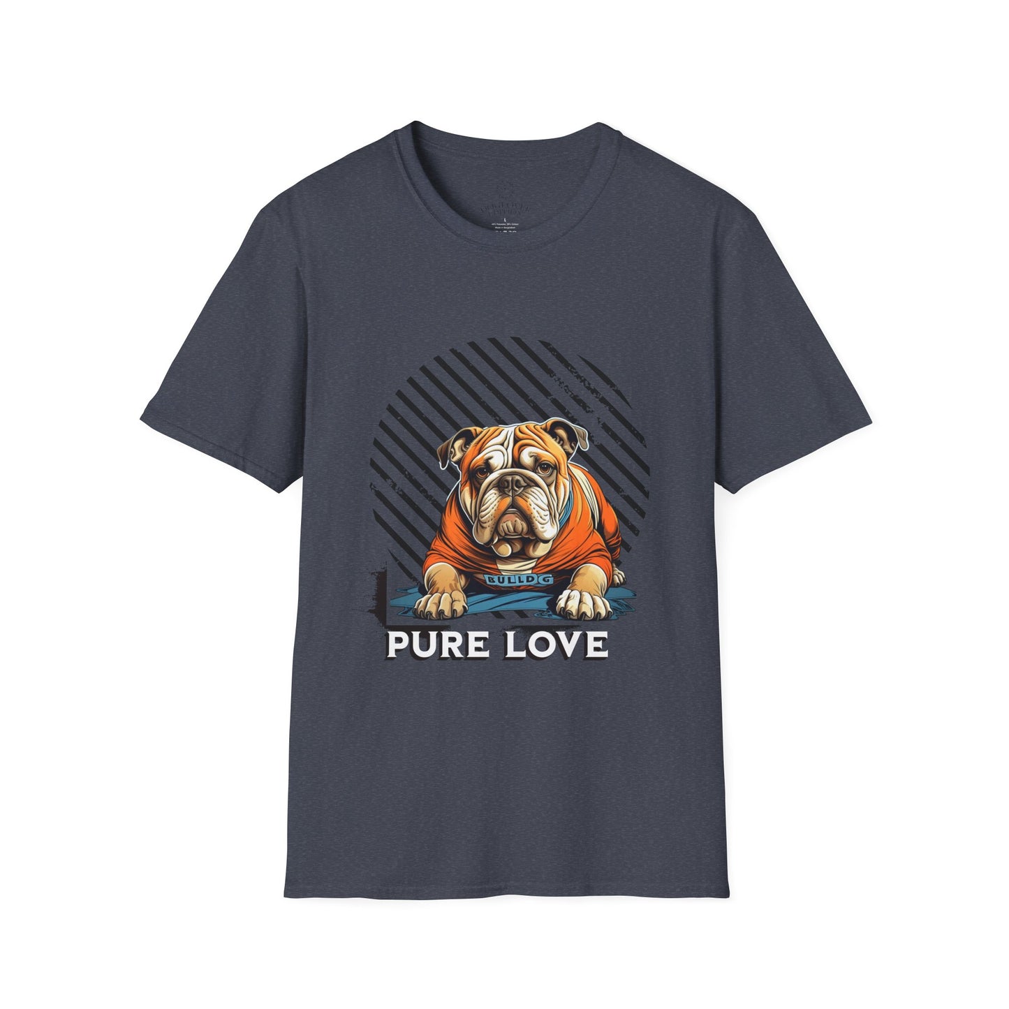 Pure Love Bulldog Unisex Softstyle T-Shirt
