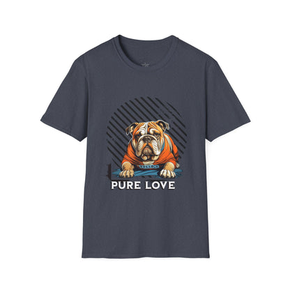 Pure Love Bulldog Unisex Softstyle T-Shirt