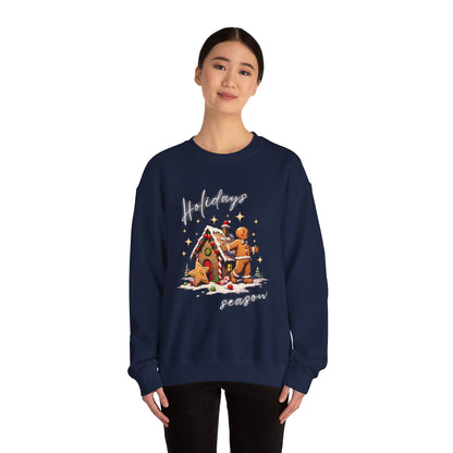 Holiday Season Gingerbread Crewneck Sweatshirt