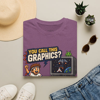 T-Shirt — "You Call This Graphics?" Retro Gamer Vintage Video Game Tee