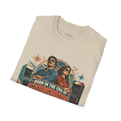 Born in the Era of Common Sense T-Shirt — Retro 70s Vintage Political Graphic Tee
