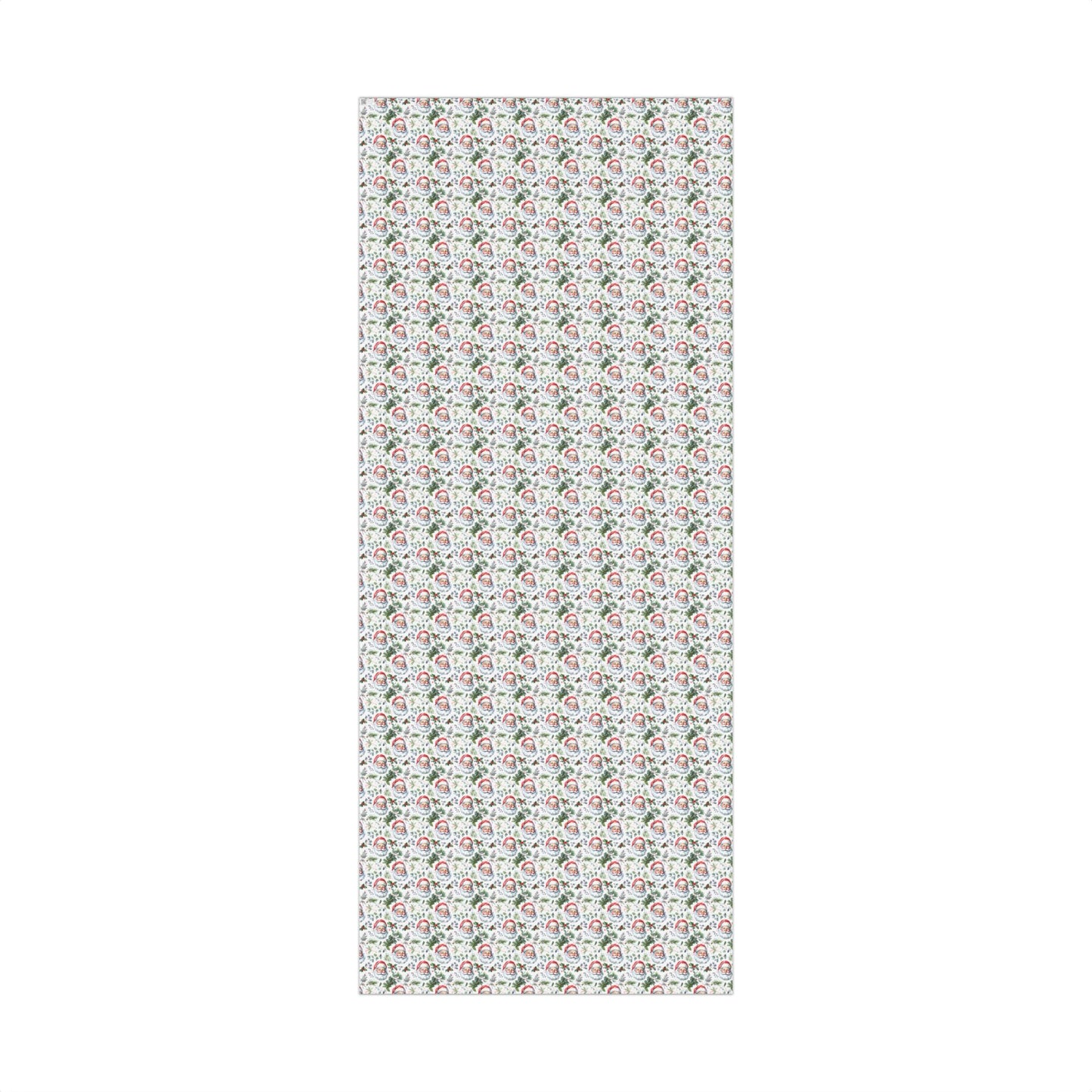 Santa Face Holiday Gift Wrap Paper - Festive Christmas Wrapping Sheets