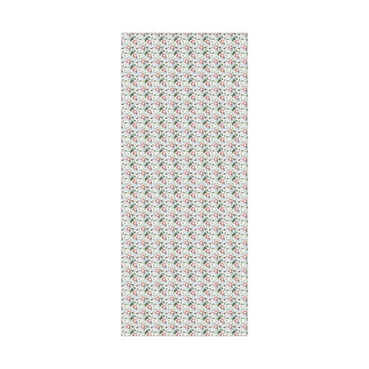 Santa Face Holiday Gift Wrap Paper - Festive Christmas Wrapping Sheets