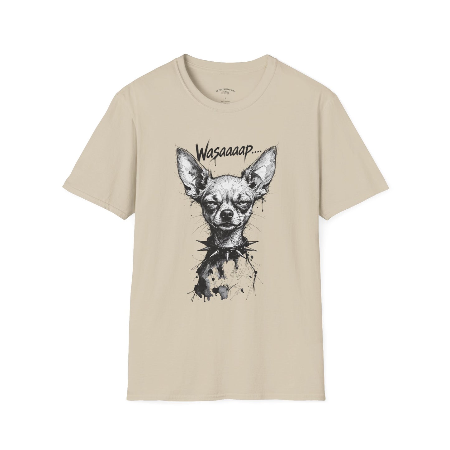Chihuahua 'Wasaaaap' Graphic T-Shirt — Funny Dog Tee for Pet Lovers