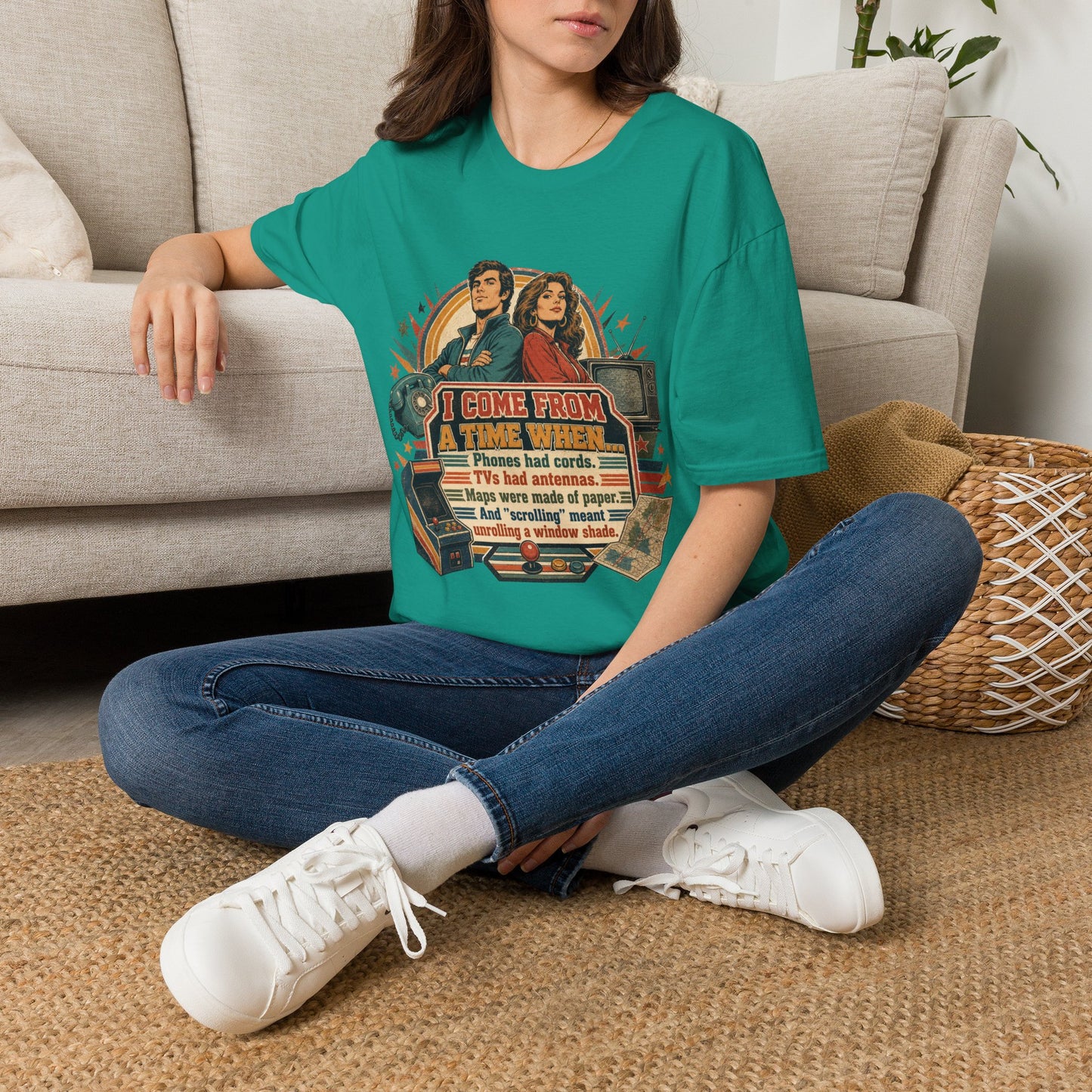 Vintage Road Trip T-Shirt — "I Come From A Time When" Retro Couple Graphic