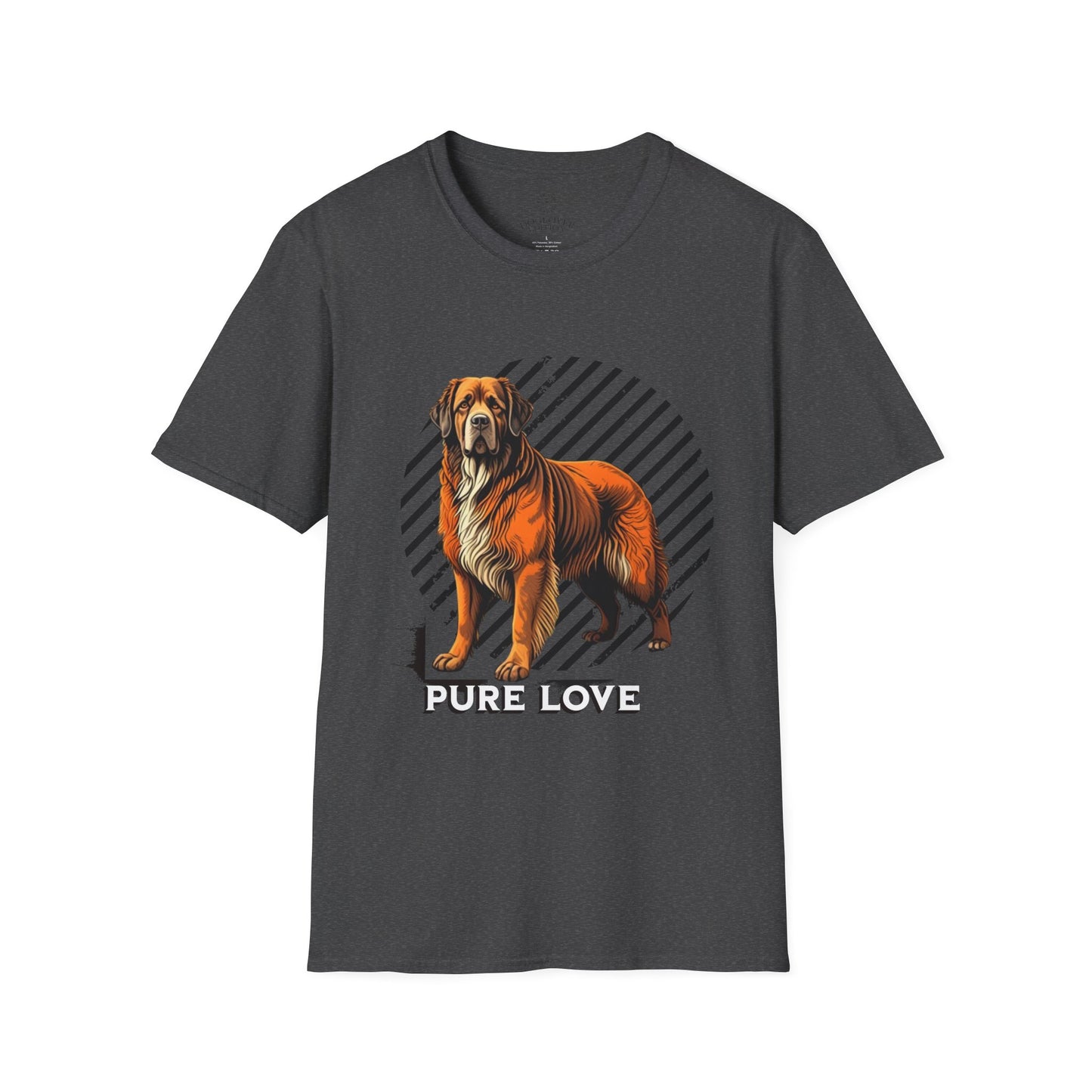 Pure Love Dog Unisex Softstyle T-Shirt - Perfect Gift for Pet Lovers