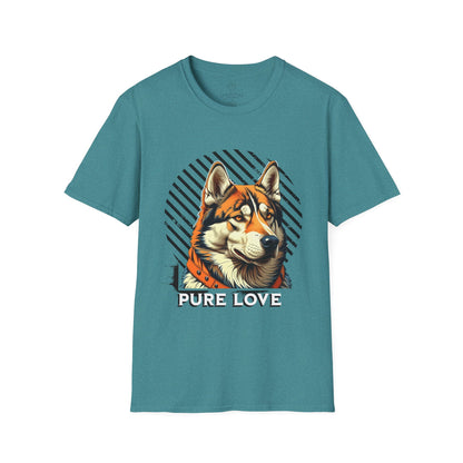 Pure Love Dog Unisex Softstyle T-Shirt - Perfect Gift for Dog Lovers
