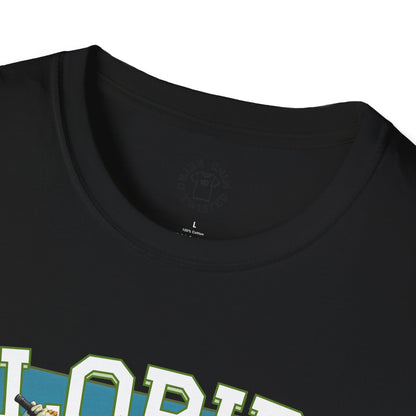 Florida Vibe Unisex Softstyle T-Shirt | Relaxed Fit Graphic Tee for Casual Days, Summer and Travel,florida,sport,golf