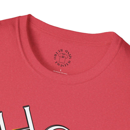 Hello Skull Graphic Unisex Softstyle T-Shirt - Edgy Streetwear Tee,scull