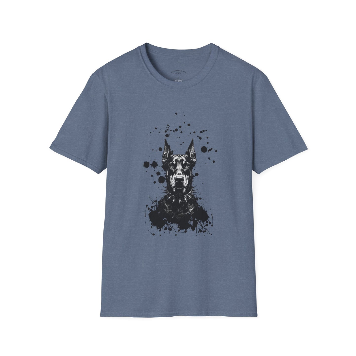 Doberman Ink Splatter T-Shirt