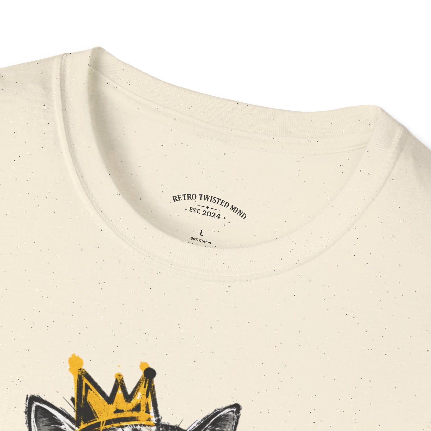 Cat Graphic Tee — "Cats Don't Have Owners They Have Staff"