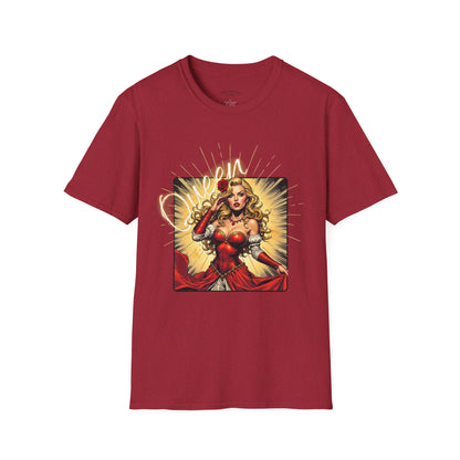 Empowered Women Unisex Softstyle T-Shirt - Bold & Confident Design, queen. girl