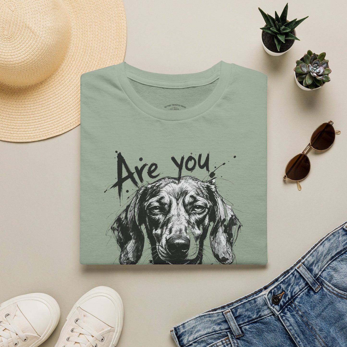 Are You Serious? Dachshund Graphic T-Shirt