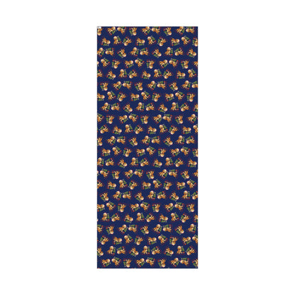 Gift Wrap Paper — Cute Golden Retriever Puppy Christmas Pattern