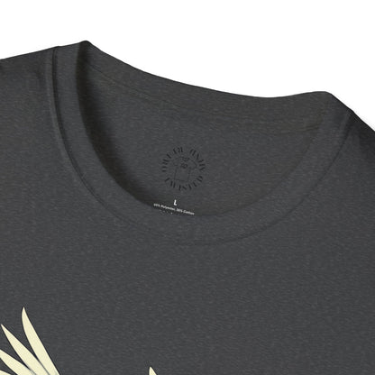 Hopeful Wings Unisex Softstyle T-Shirt - Inspirational Graphic Tee,dove,twisted