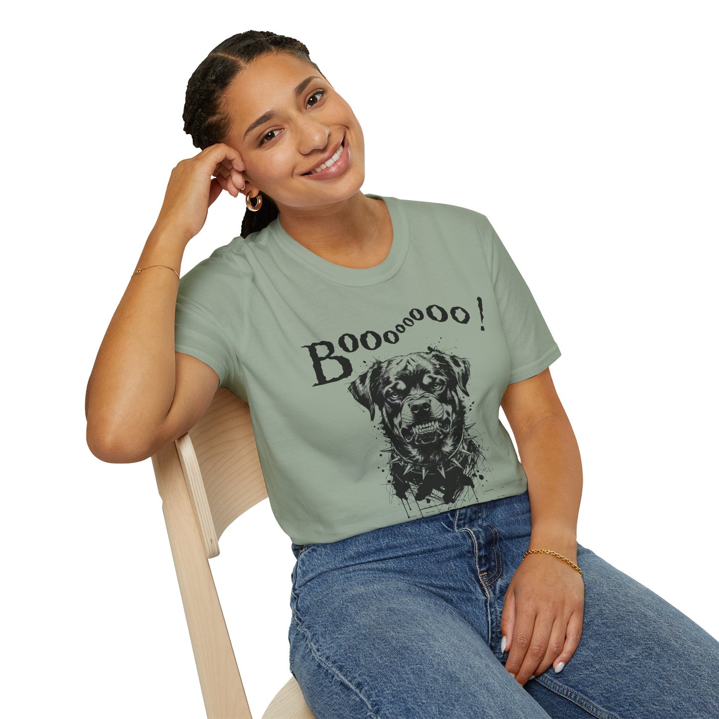 Rottweiler Boo! T-Shirt — Spooky Dog Halloween Tee