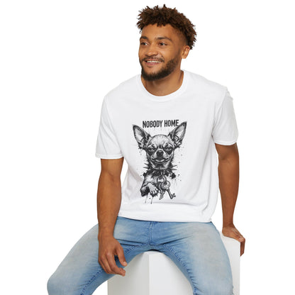 Chihuahua 'Nobody Home' Graphic T-Shirt
