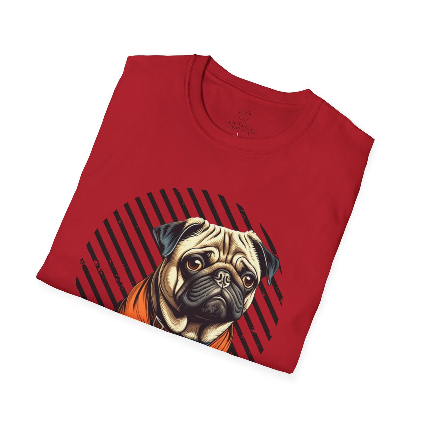 Pure Love Pug Unisex Softstyle T-Shirt