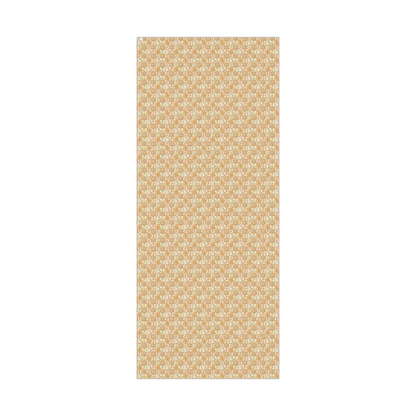 Gingerbread Pattern Gift Wrap Paper — Festive Holiday Wrapping Sheets